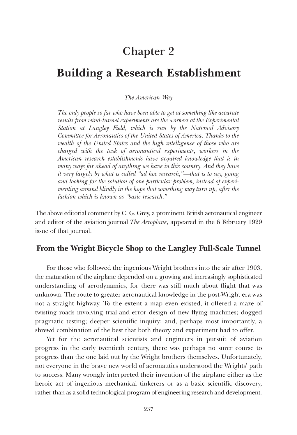 Chapter 2 Building a Research Establishment