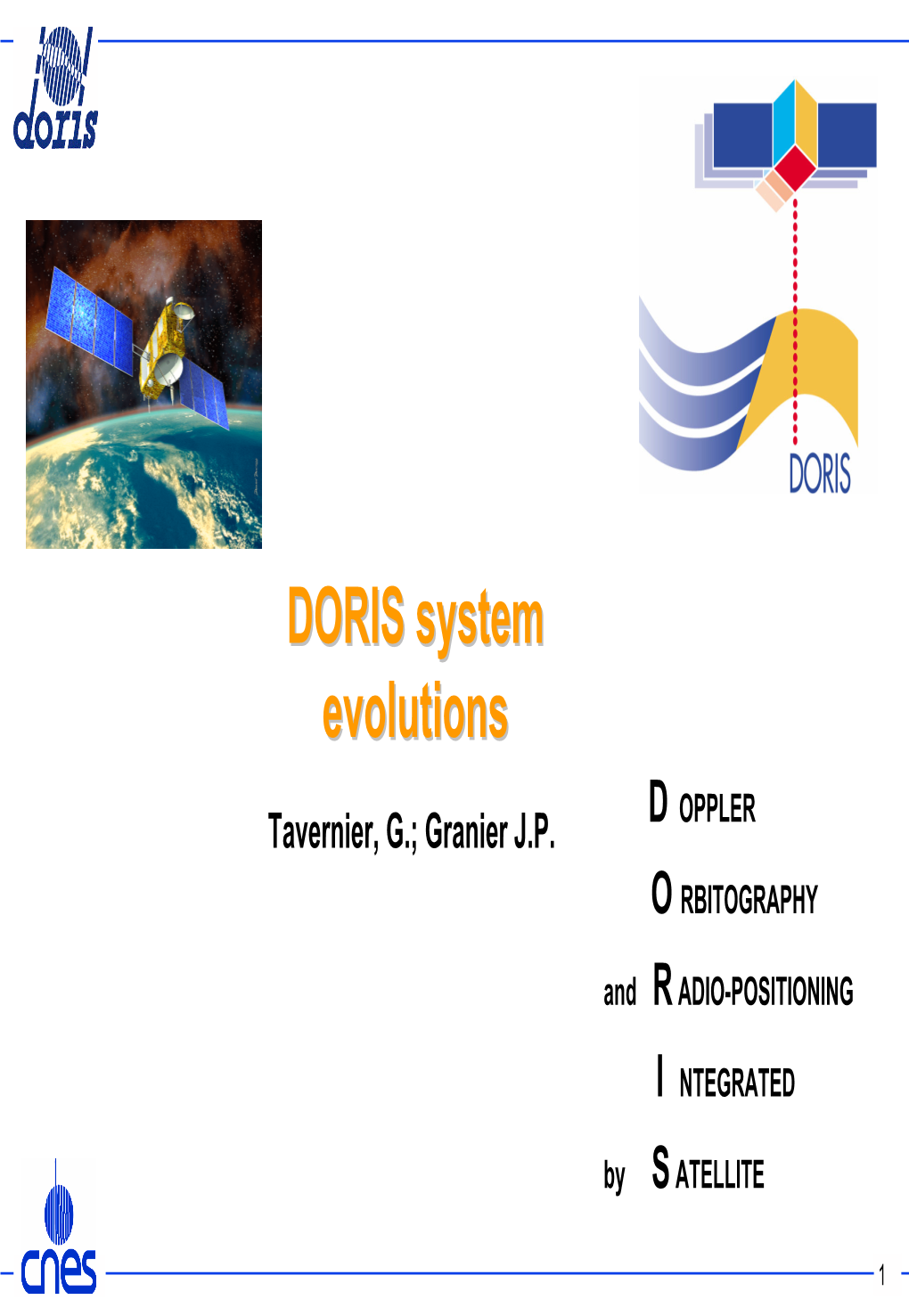 DORIS System Evolutions