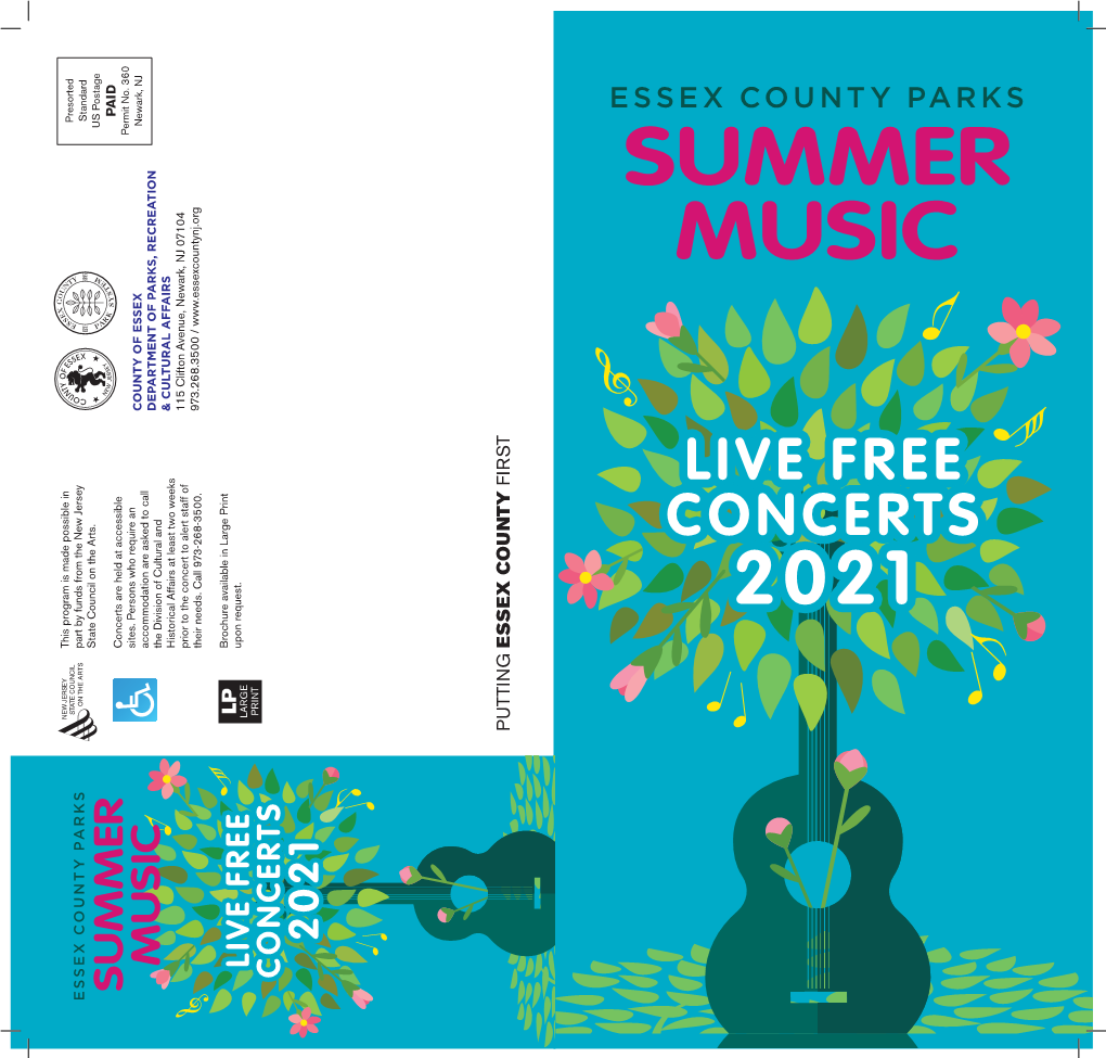 2021 Summer Music Brochure