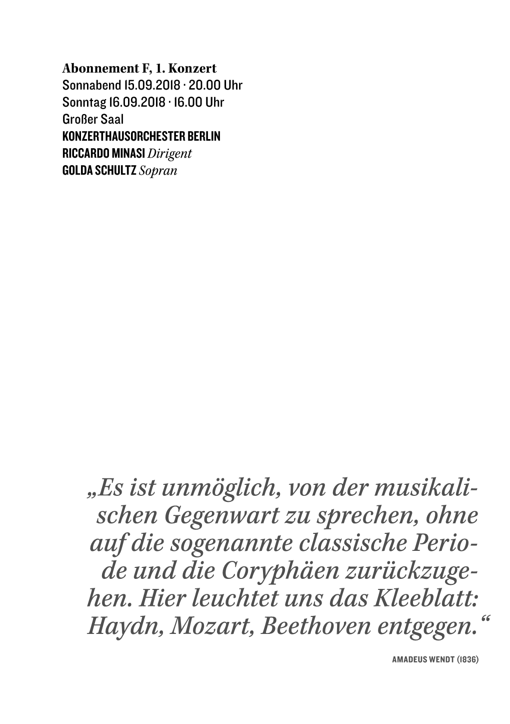 Ludwig Van Beethoven: „Ah Perfido!“ – Szene Und Arie Für Sopran Und Orchester Op