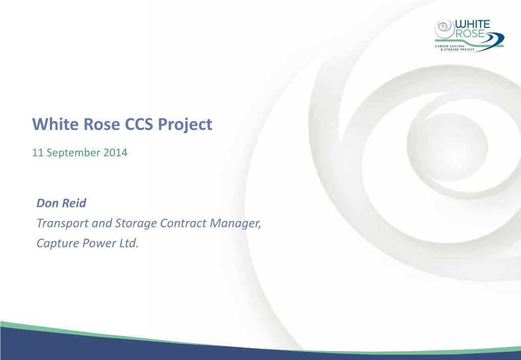 White Rose CCS Project