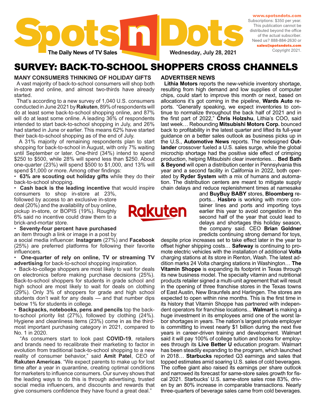 Back-To-School Shoppers Cross Channels