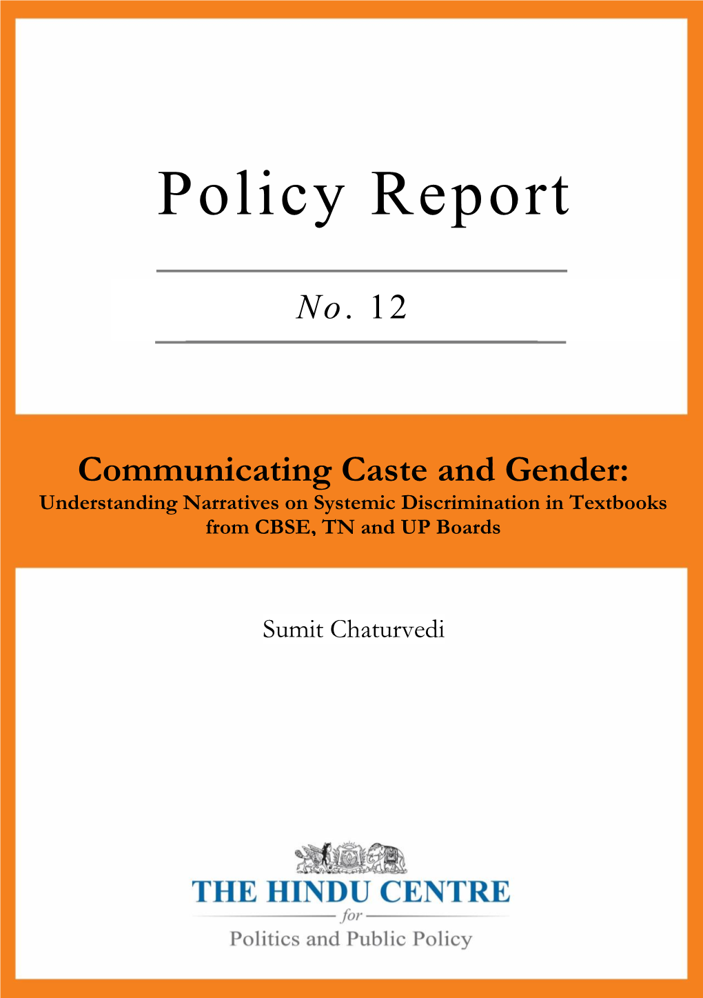 Policy Report