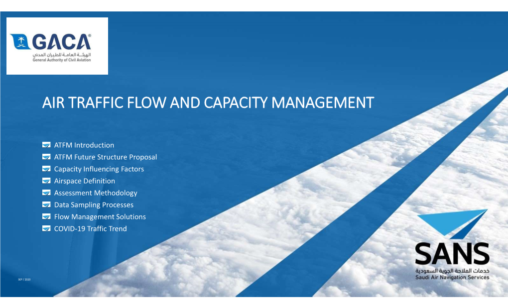 Air Traffic Flow and Capacity Management