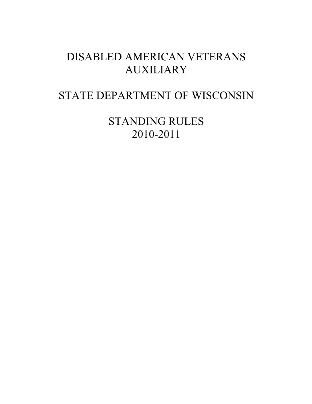 Disabled American Veterans Auxiliary