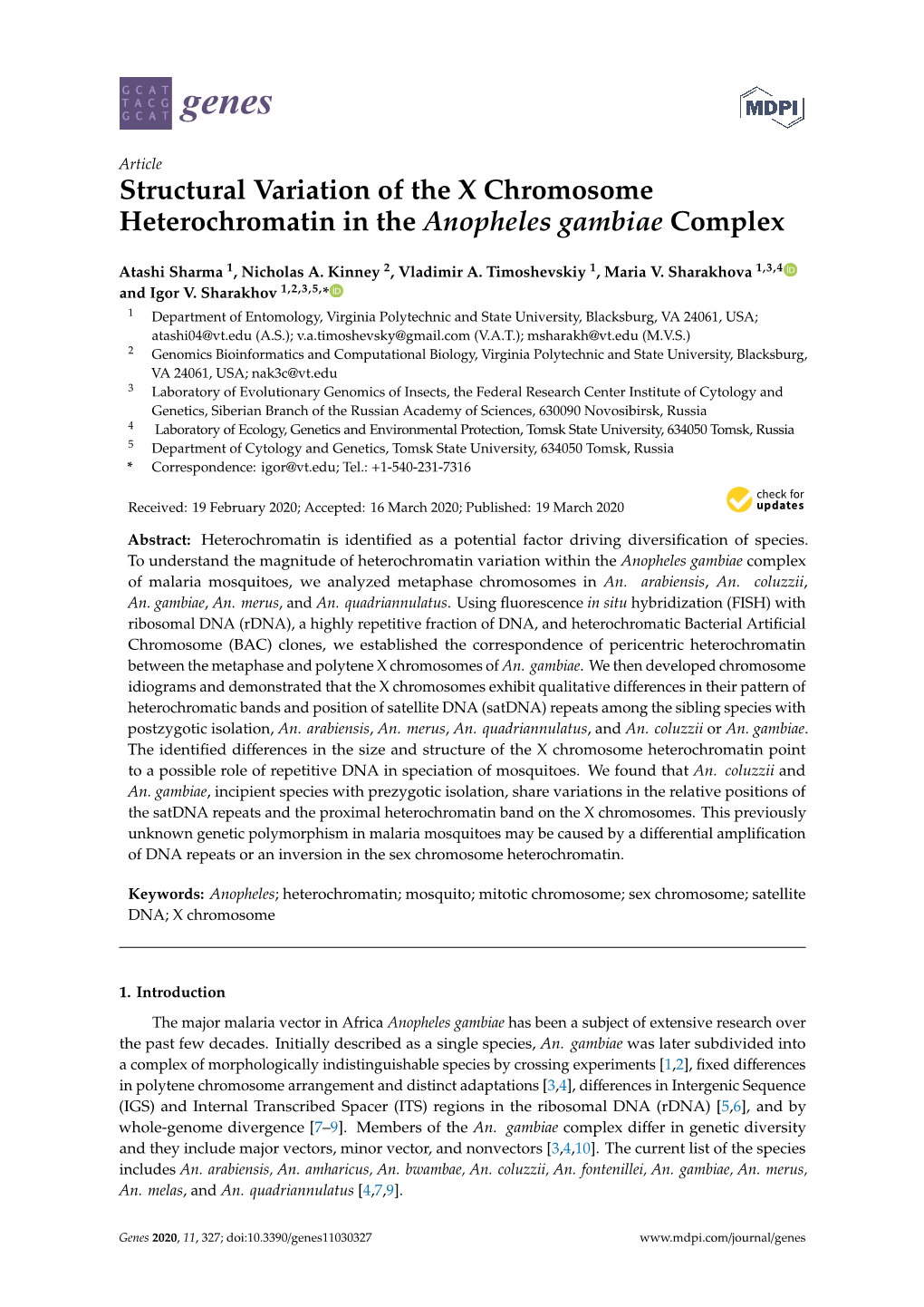 Structural Variation of the X Chromosome Heterochromatin in the Anopheles Gambiae Complex