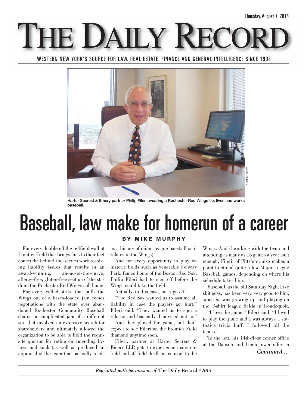 Baseball Lawyer Reprint Template.Qxd