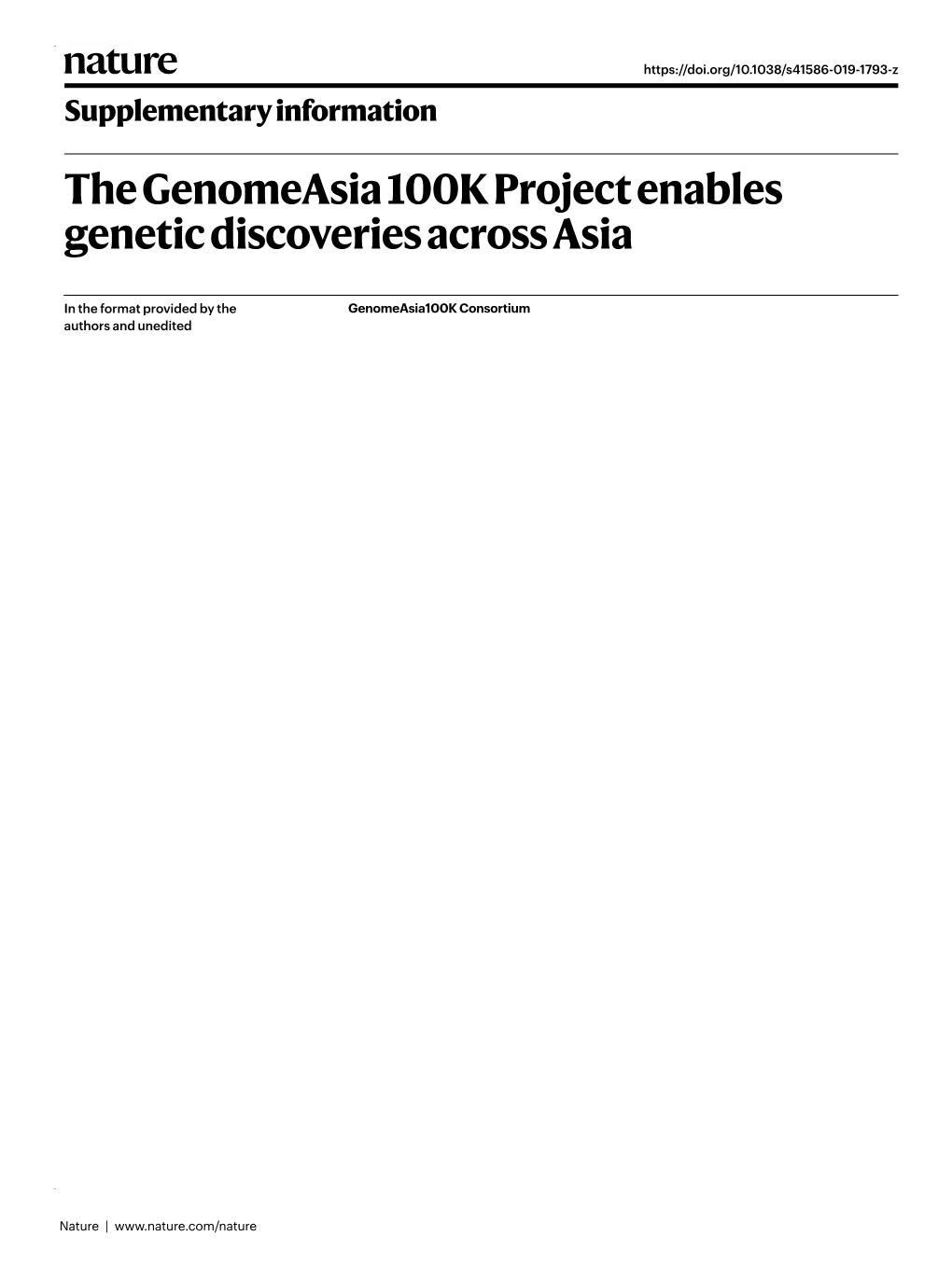 The Genomeasia 100K Project Enables Genetic Discoveries Across Asia