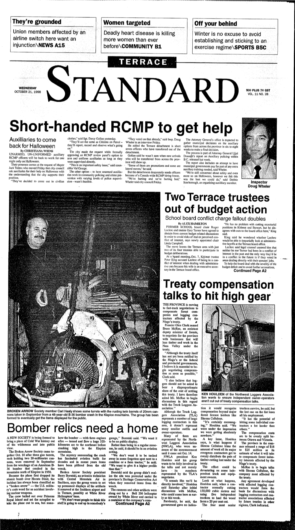 Short-Handed RCMP to Get Help Auxilliaries to Come Clothes," Said Sgt