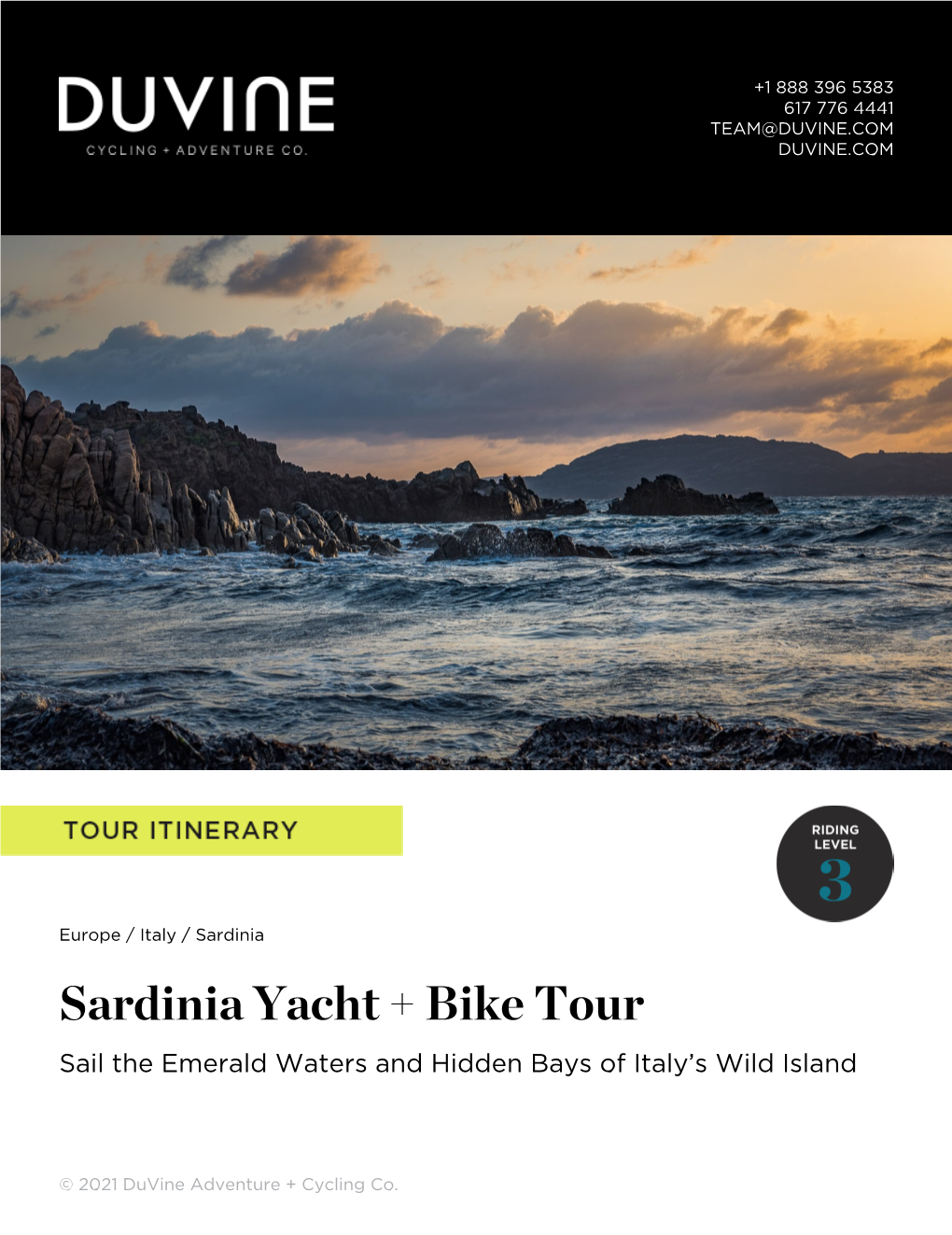 Sardinia Yacht + Bike Tour Sail the Emerald Waters and Hidden Bays of Italy’S Wild Island