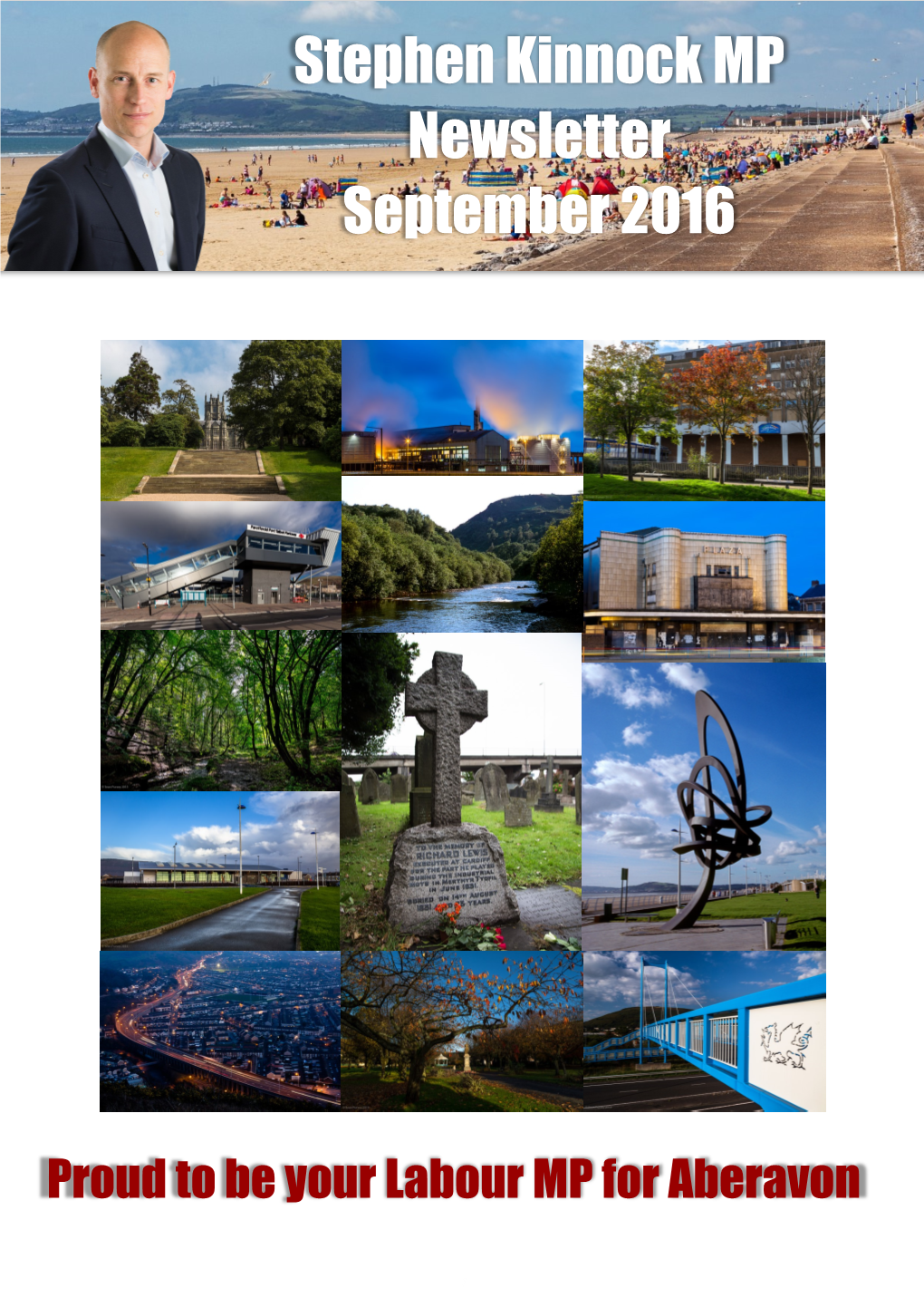 Stephen Kinnock MP Newsletter September 2016