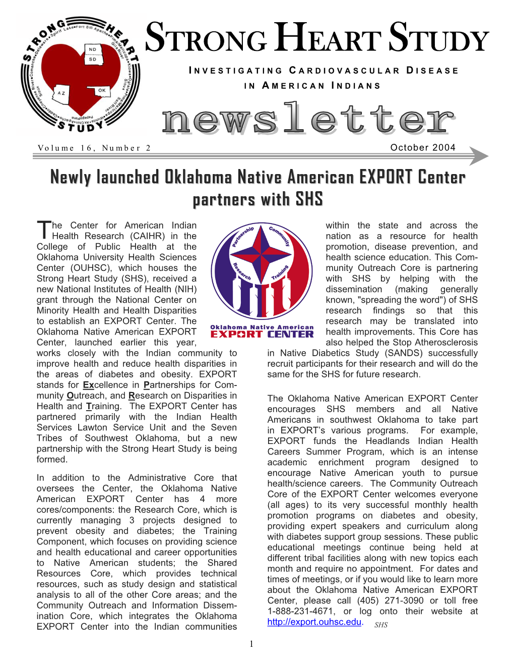 Oklahoma Native American EXPORT Center Partners With