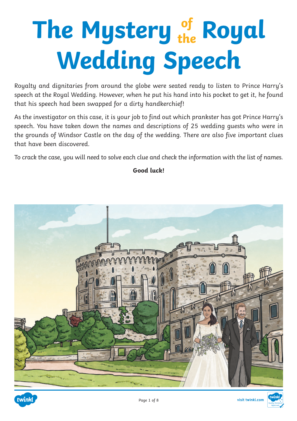 The Mystery Royal Wedding Speech