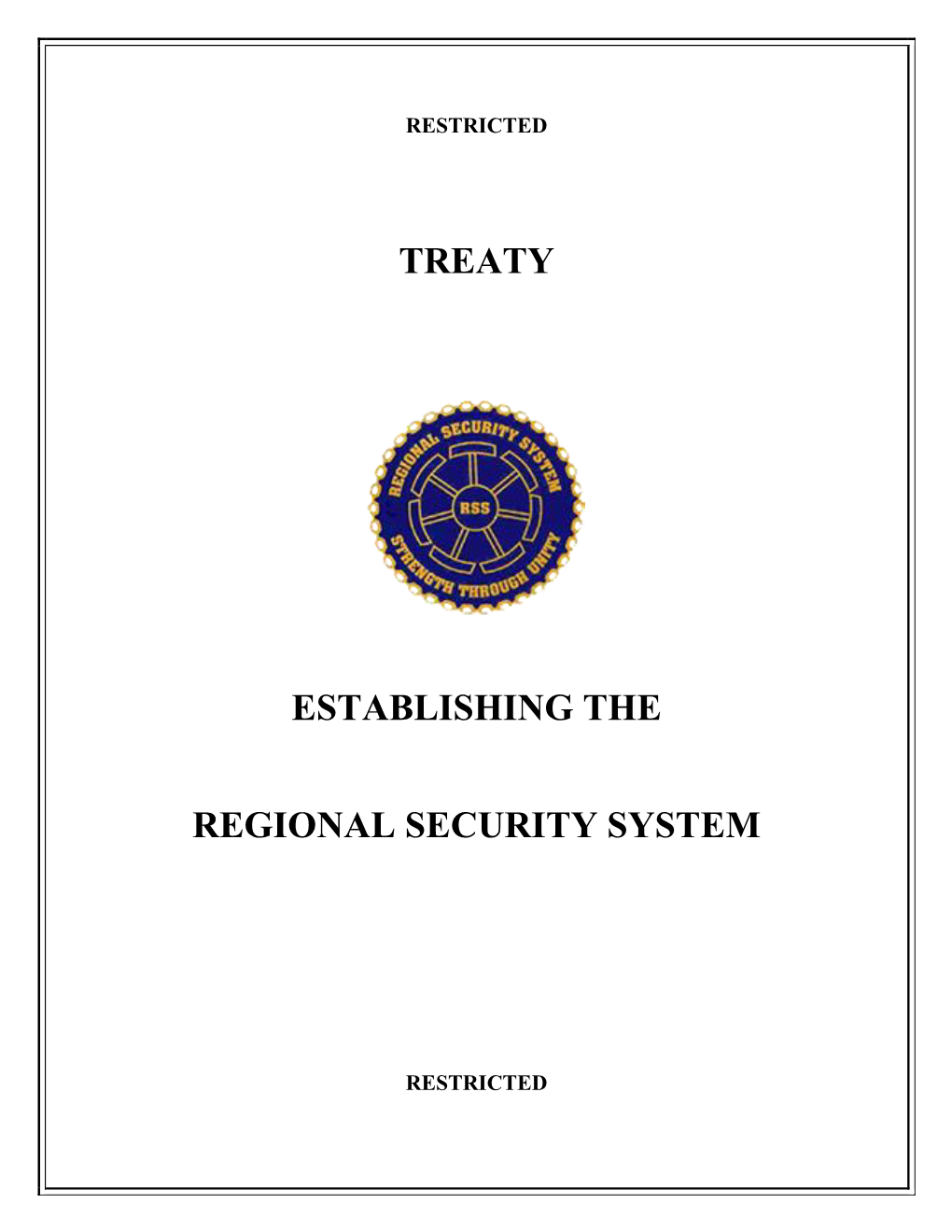 Treaty Establishing the Regional Security System