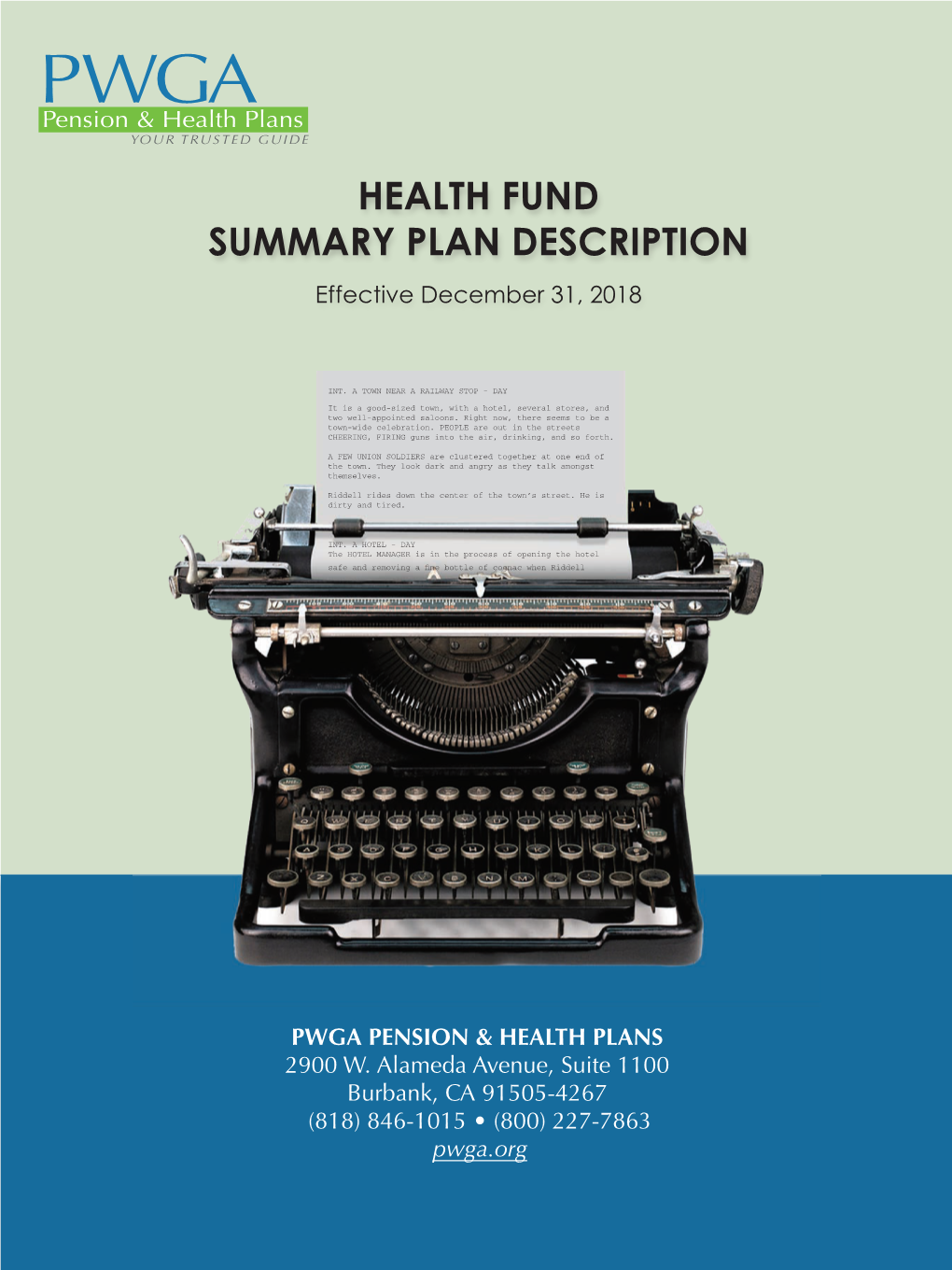 HEALTH FUND SUMMARY PLAN DESCRIPTION Effective December 31, 2018