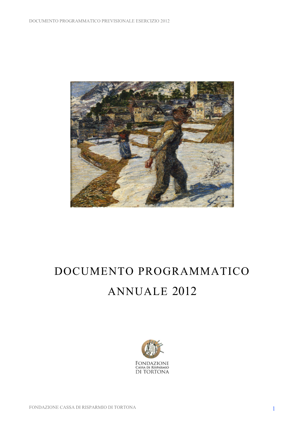 Documento Programmatico Annuale 2012