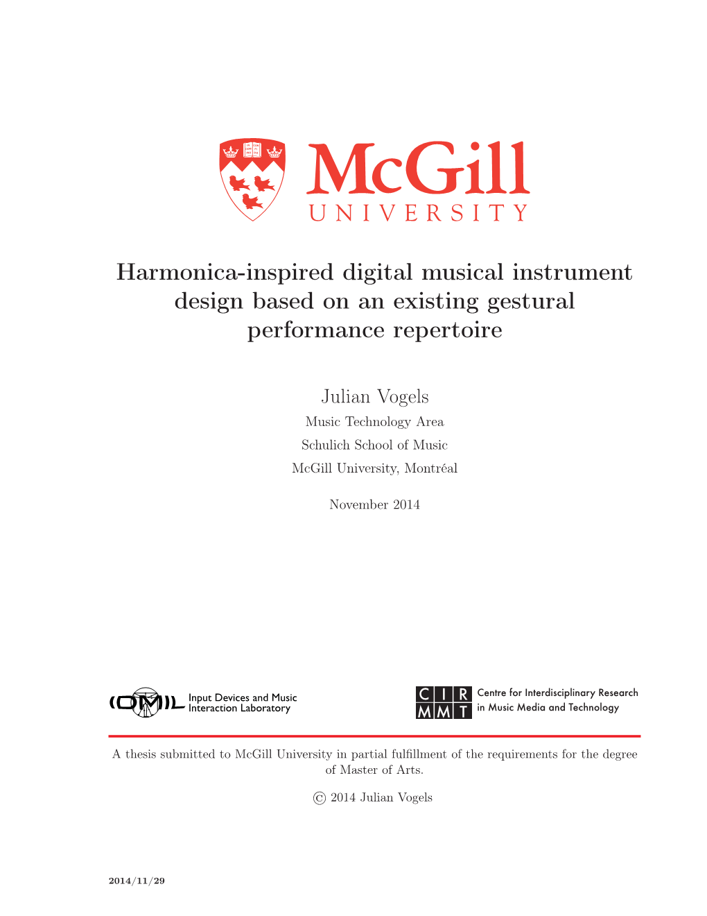 Harmonica-Inspired Digital Musical Instrument Design Based on an Existing Gestural Performance Repertoire