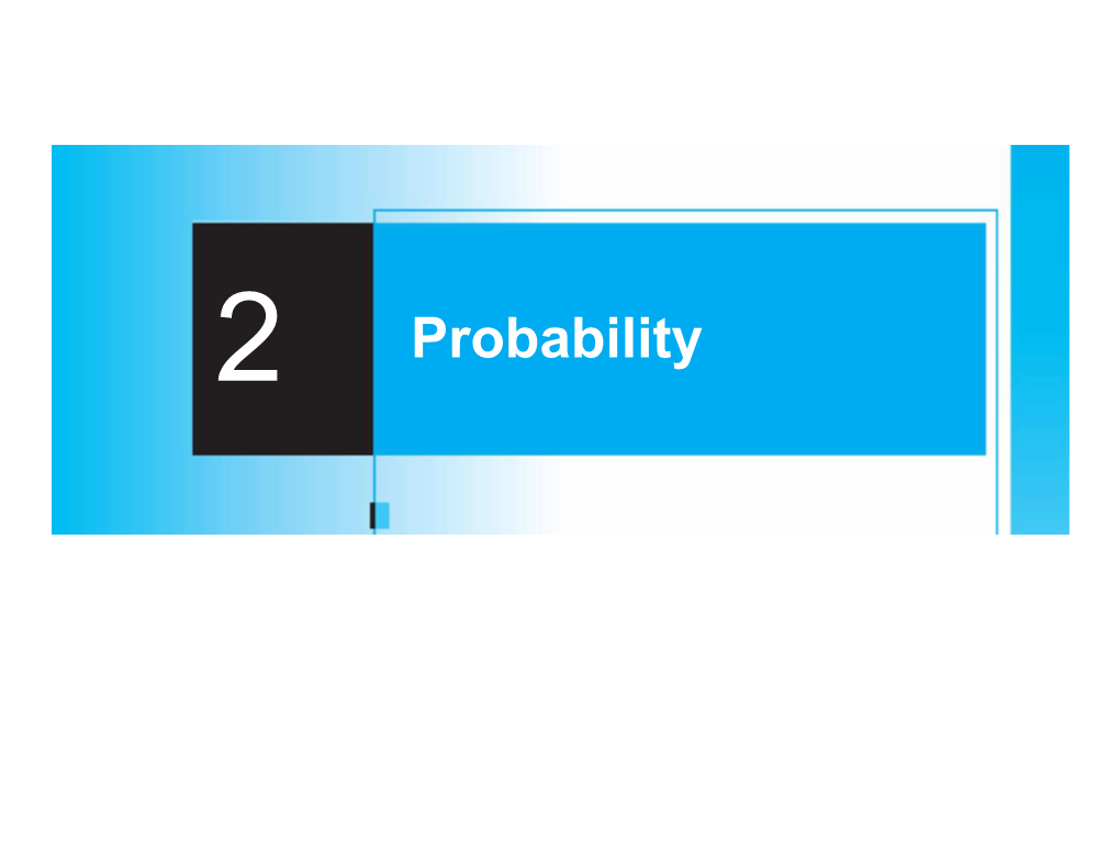 2 Probability Experiment