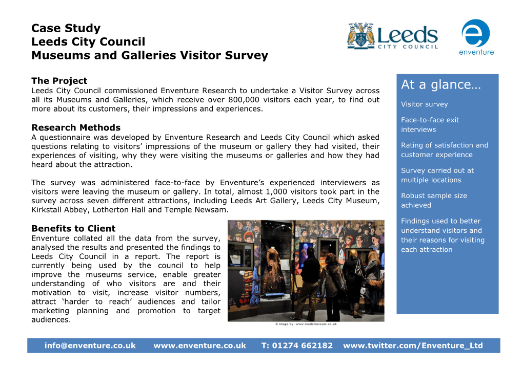 Case Study Leeds City Council Museums