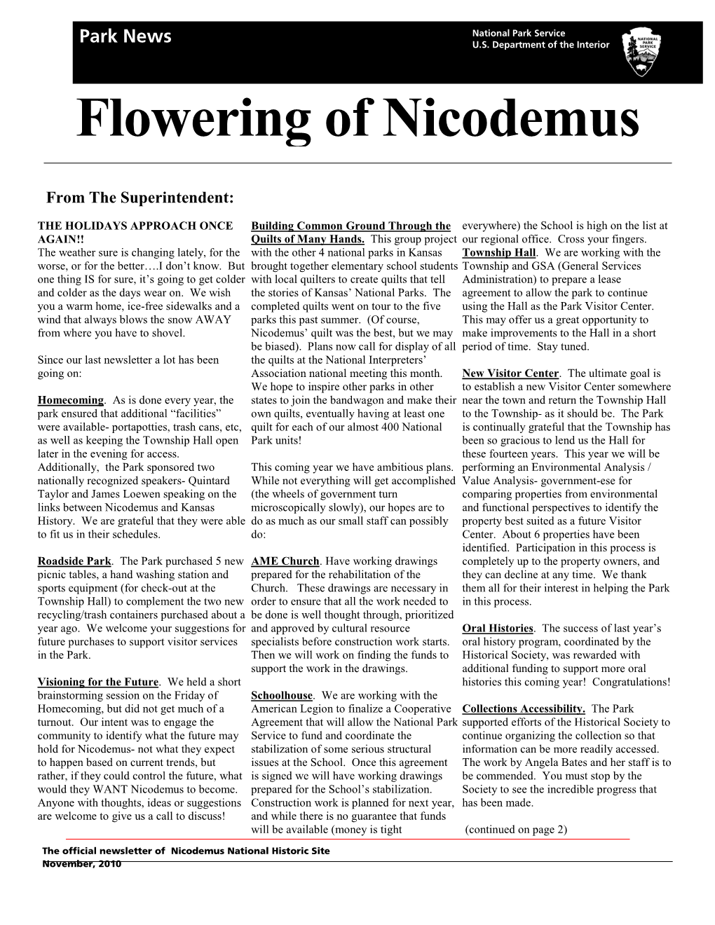 Flowering of Nicodemus