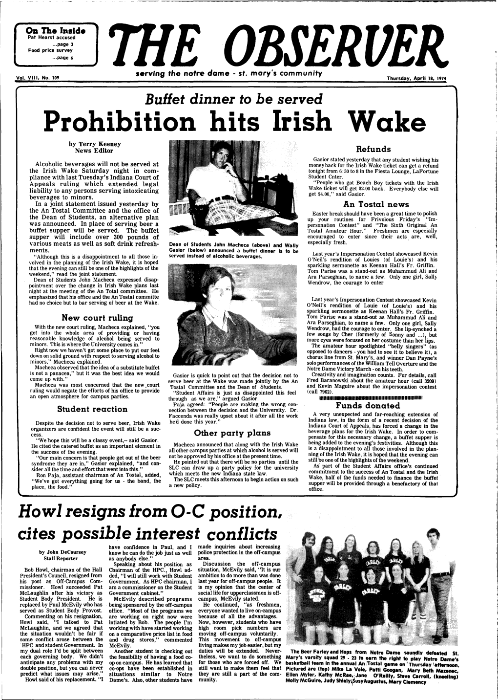 Prohibition Hits Irish Wake