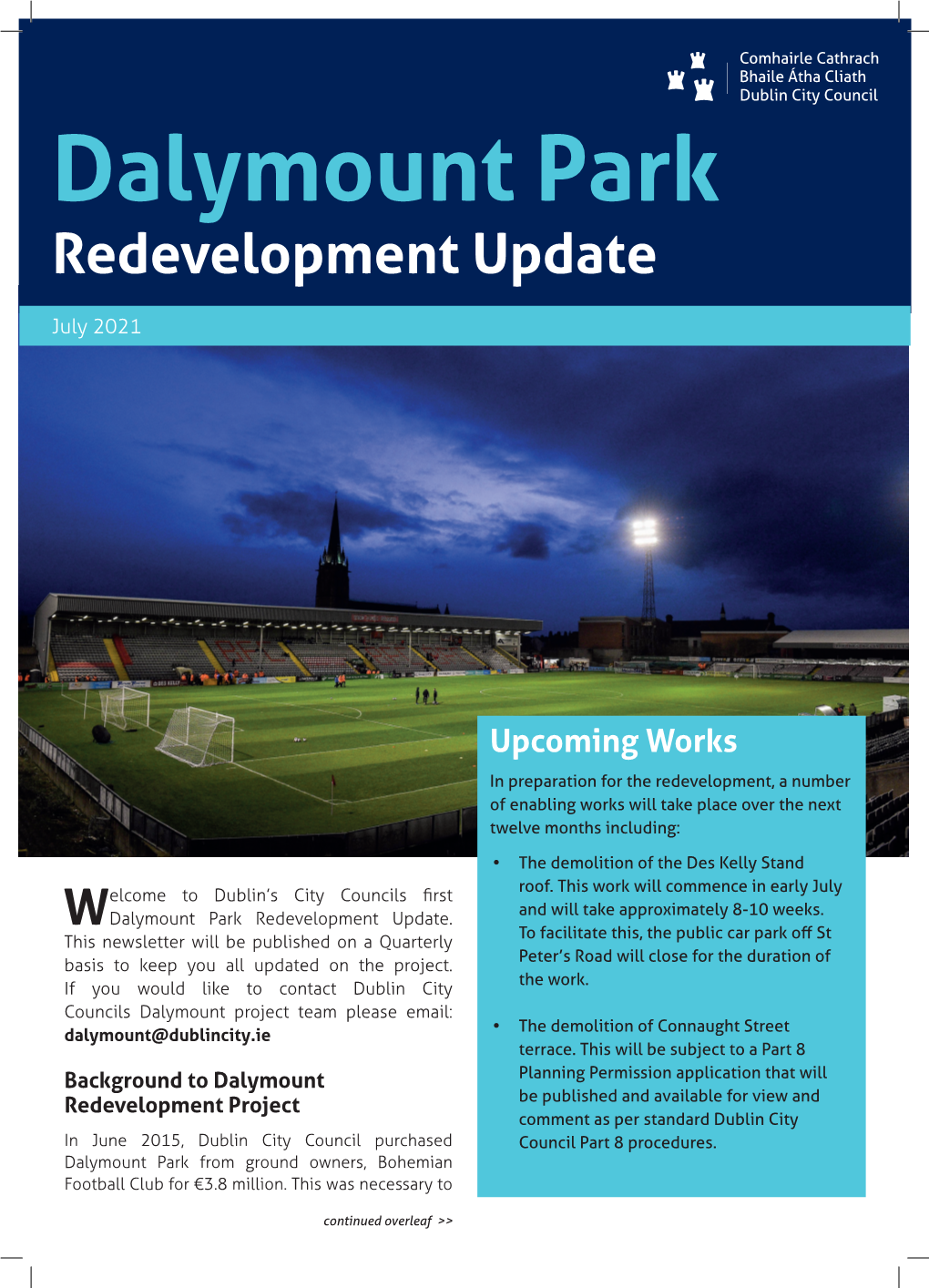 Dalymount Park Redevelopment Update