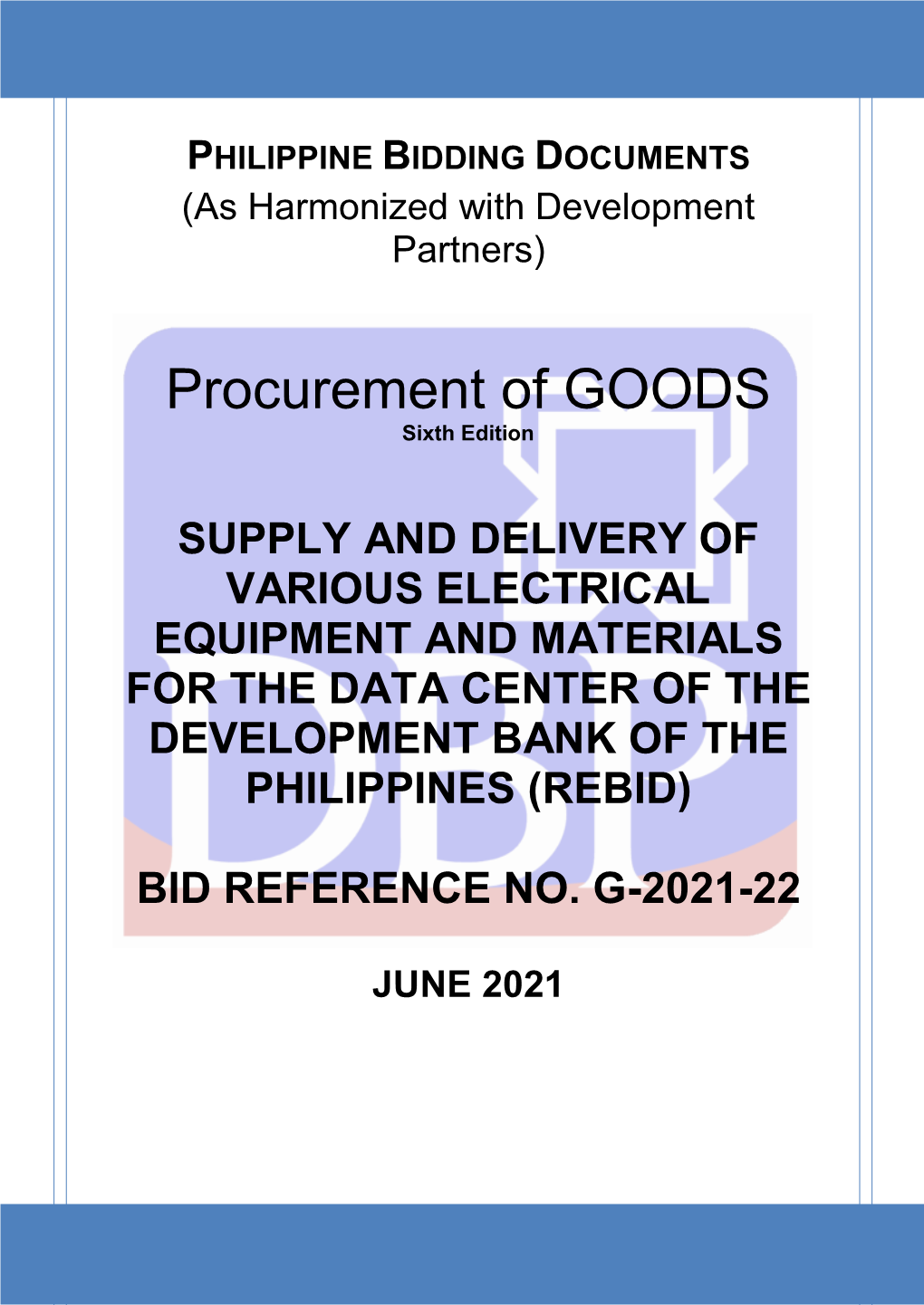 Procurement of GOODS Sixth Edition