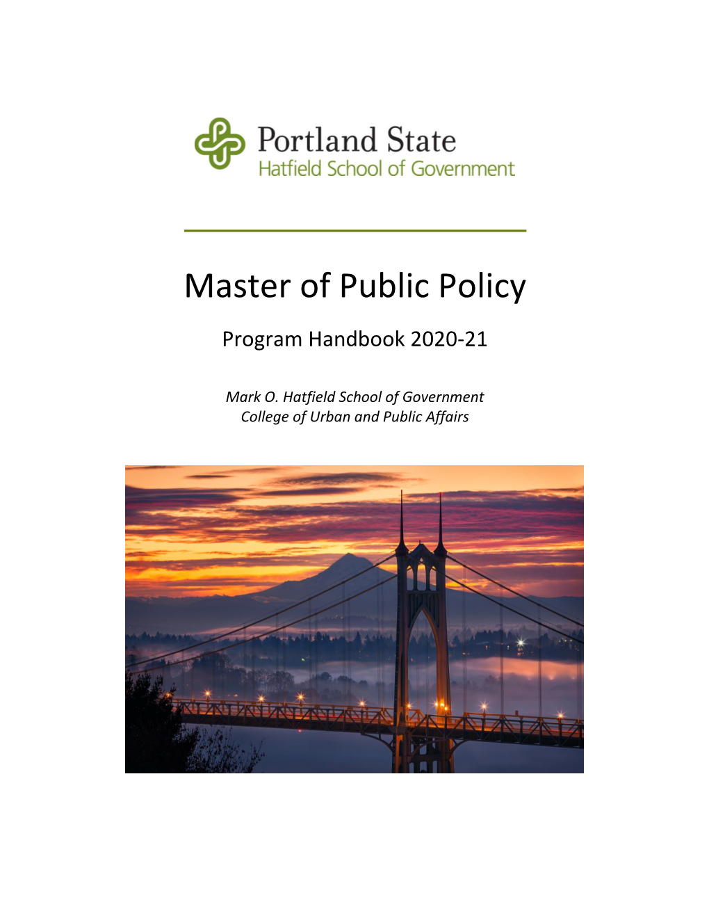Master of Public Policy