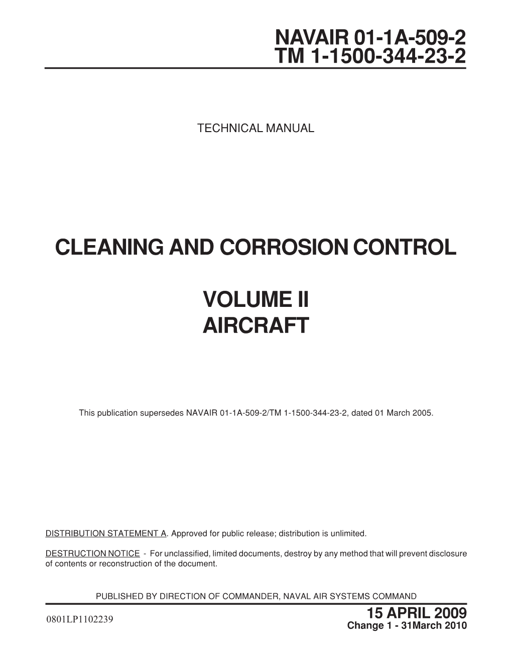 Cleaning and Corrosioncontrol Volume