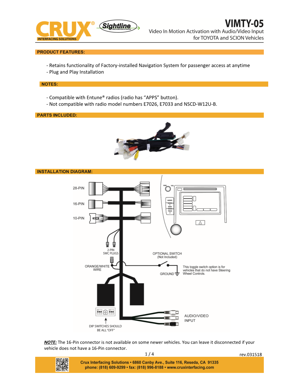 VIMTY-05 T-Harness