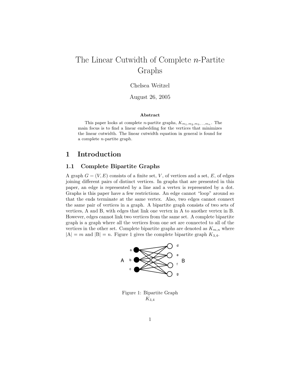 The Linear Cutwidth of Complete N-Partite Graphs