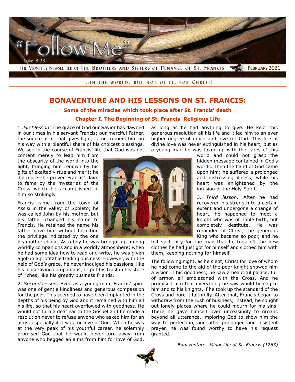 Bonaventure and His Lessons on St