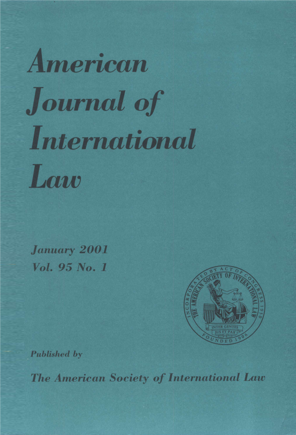 American Journal of International Law