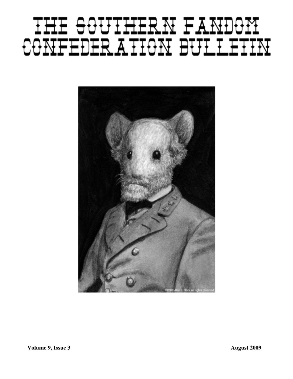 The Southern Fandom Confederation Bulletin, Volume 9, Issue 3 1