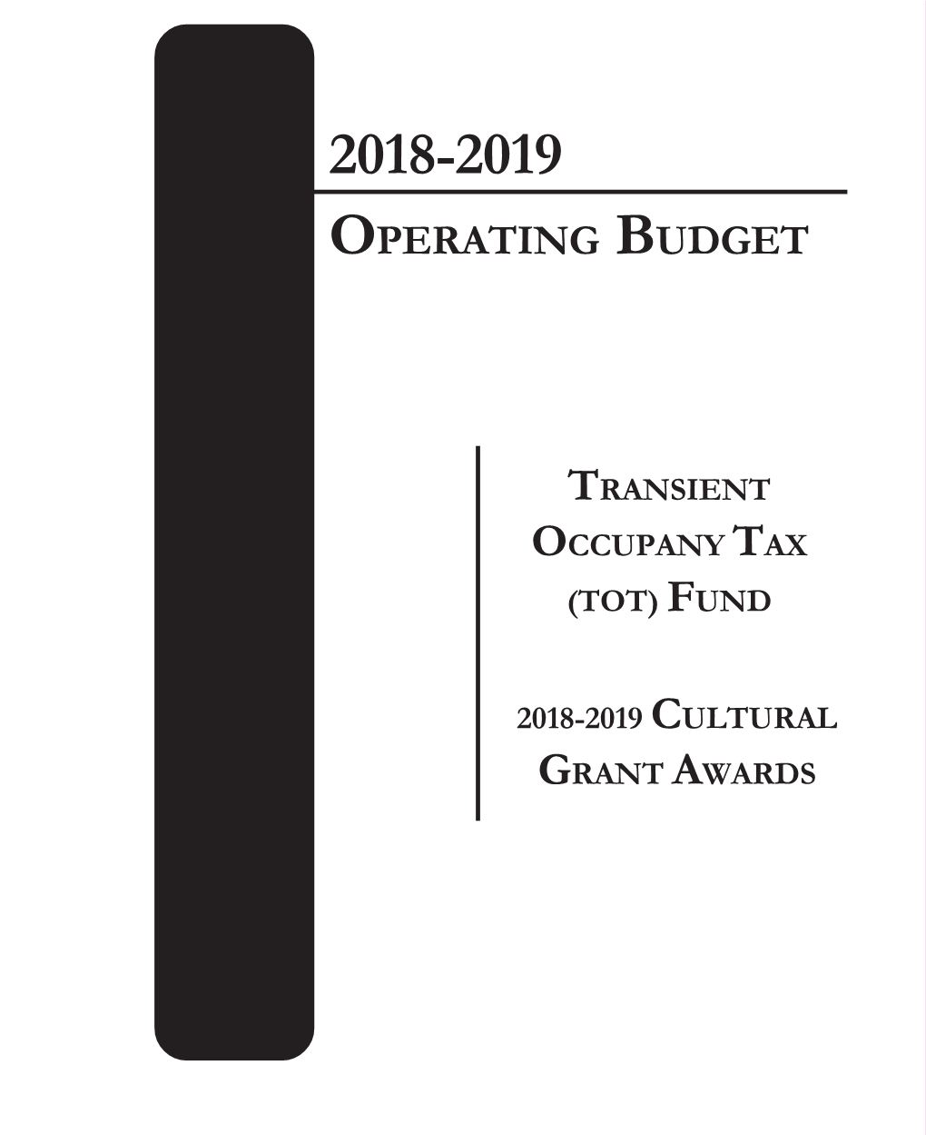 Operating Budget