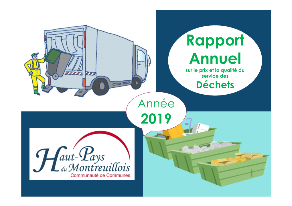 Rapport Annuel Du Service Des Déchets