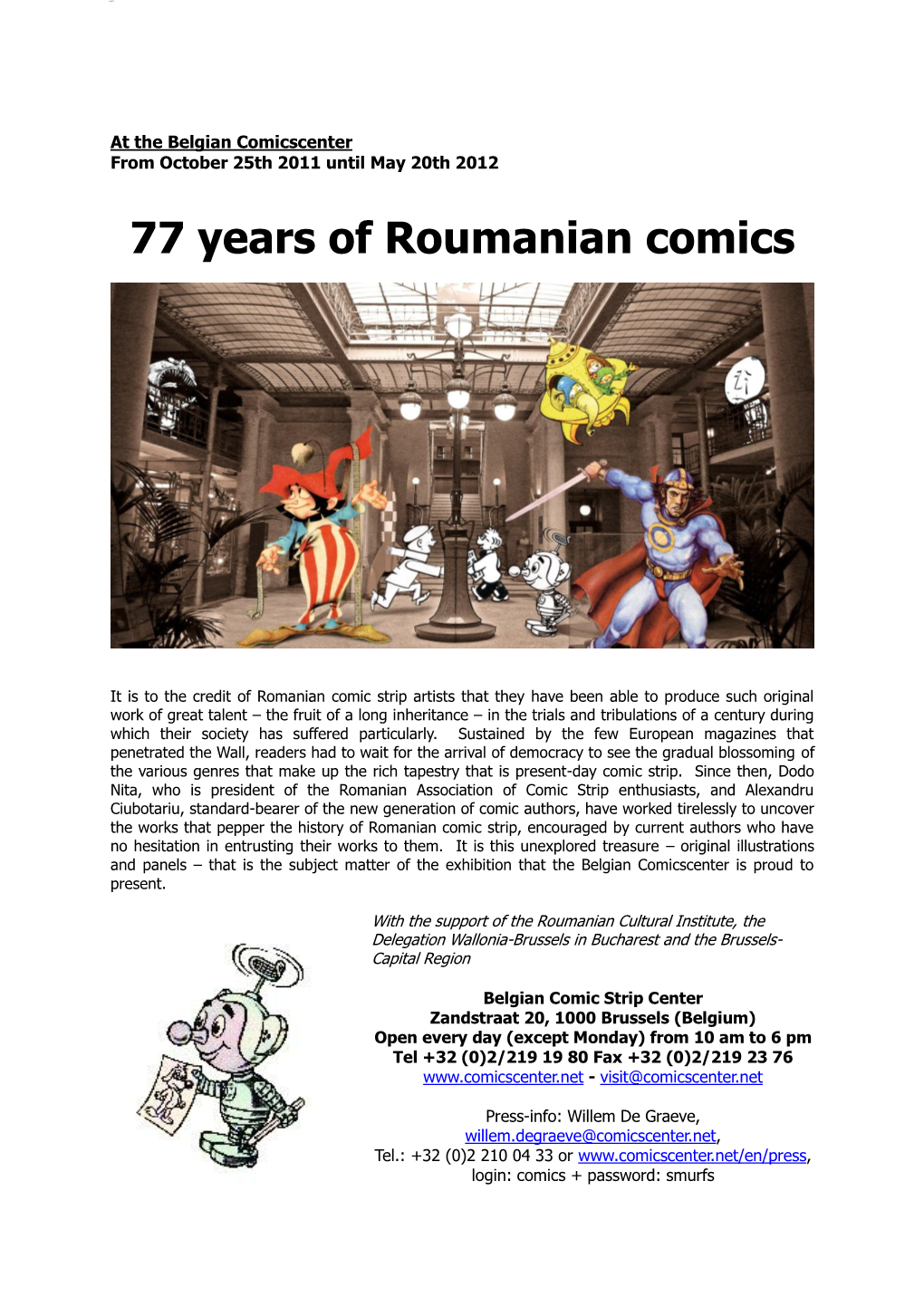 77 Years of Roumanian Comics