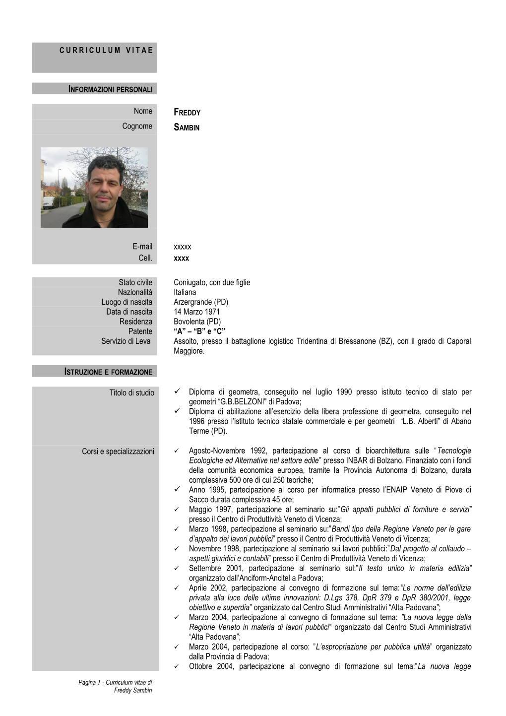 Curriculum Vitae