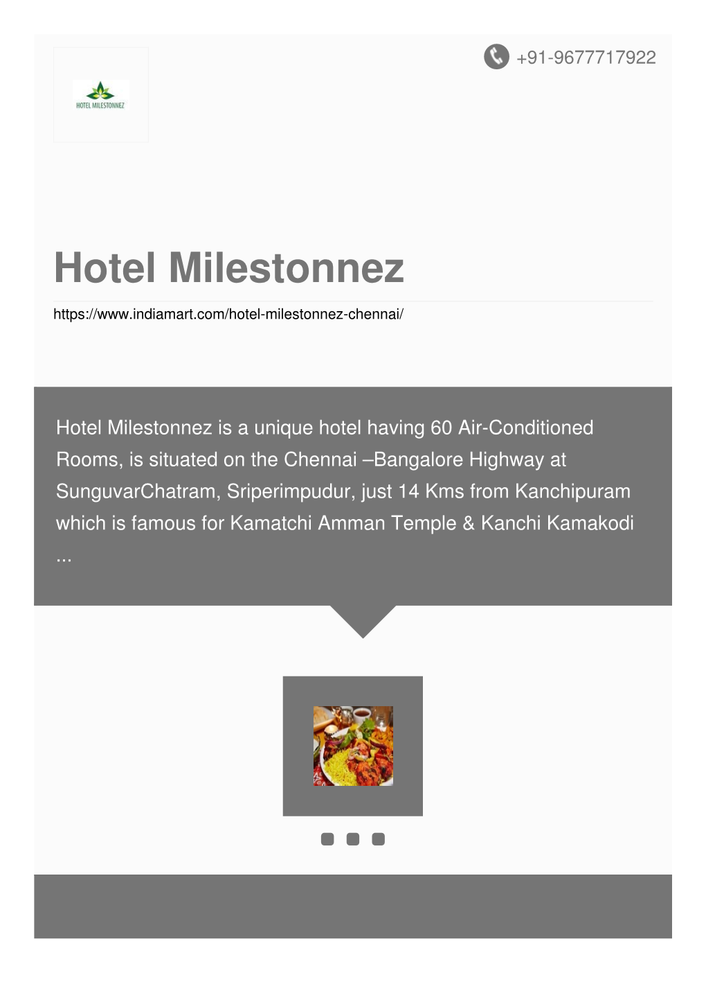 Hotel Milestonnez