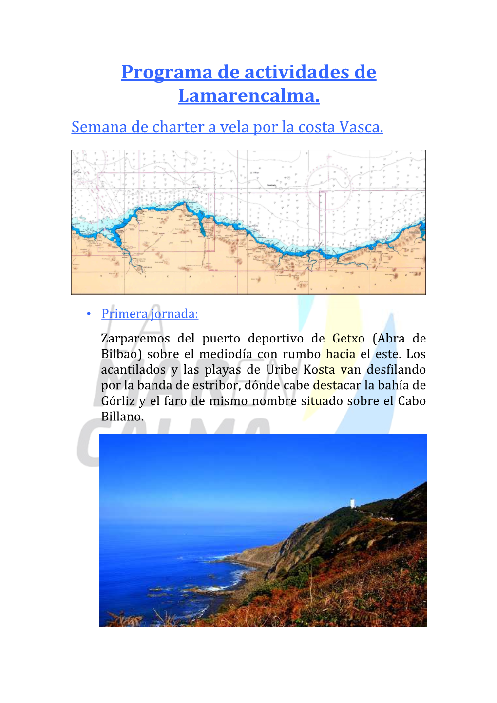 Semana De Charter a Vela Por La Costa Vasca