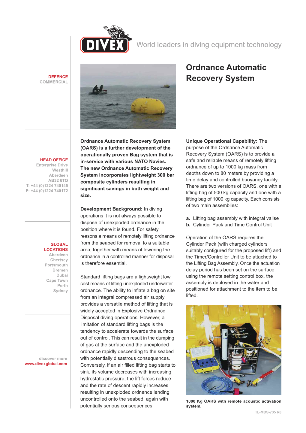 Ordnance Automatic Recovery System