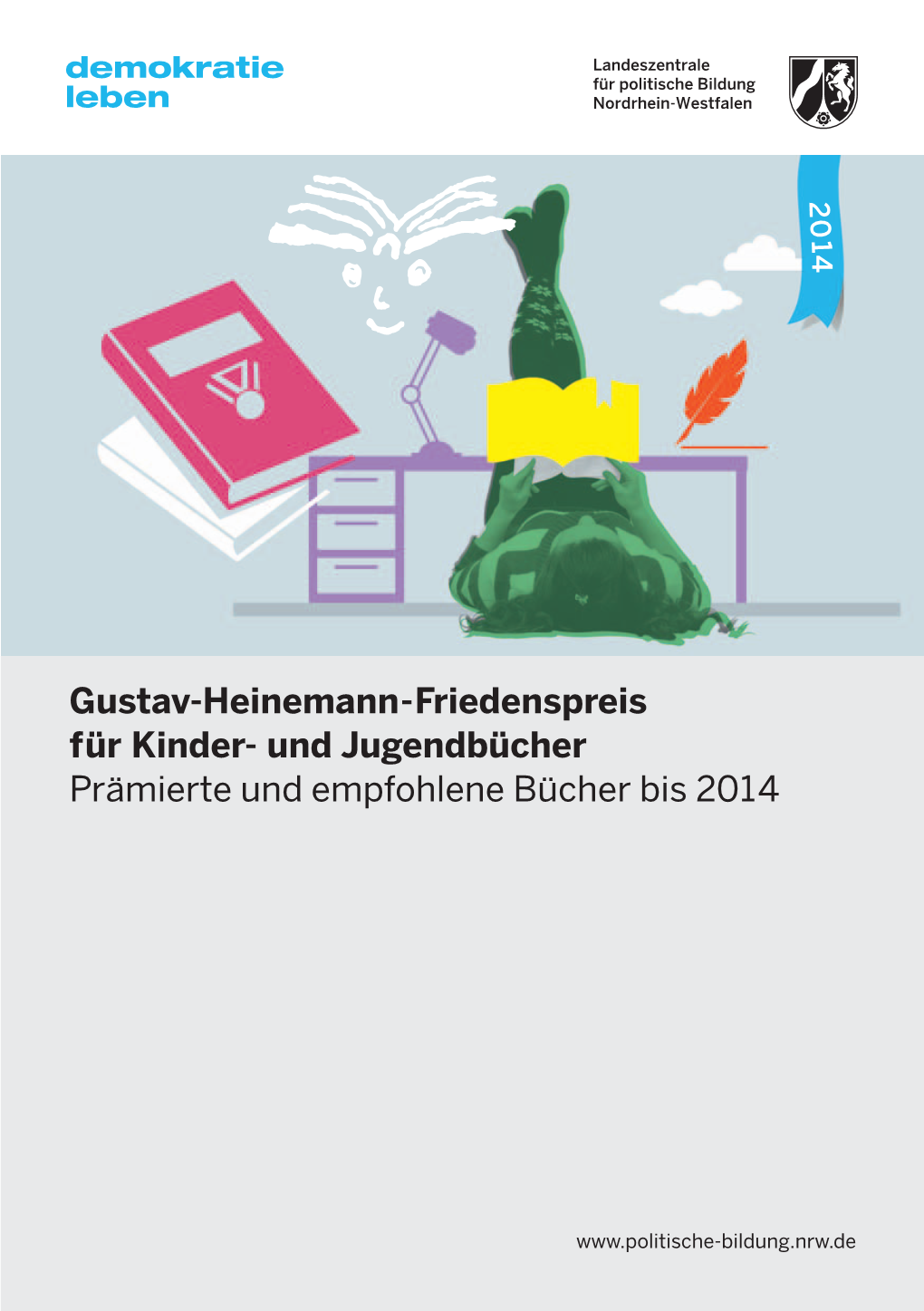 Broschüre Gustav-Heinemann-Friedenspreis Für Kinder- Und Jugendbücher 2014