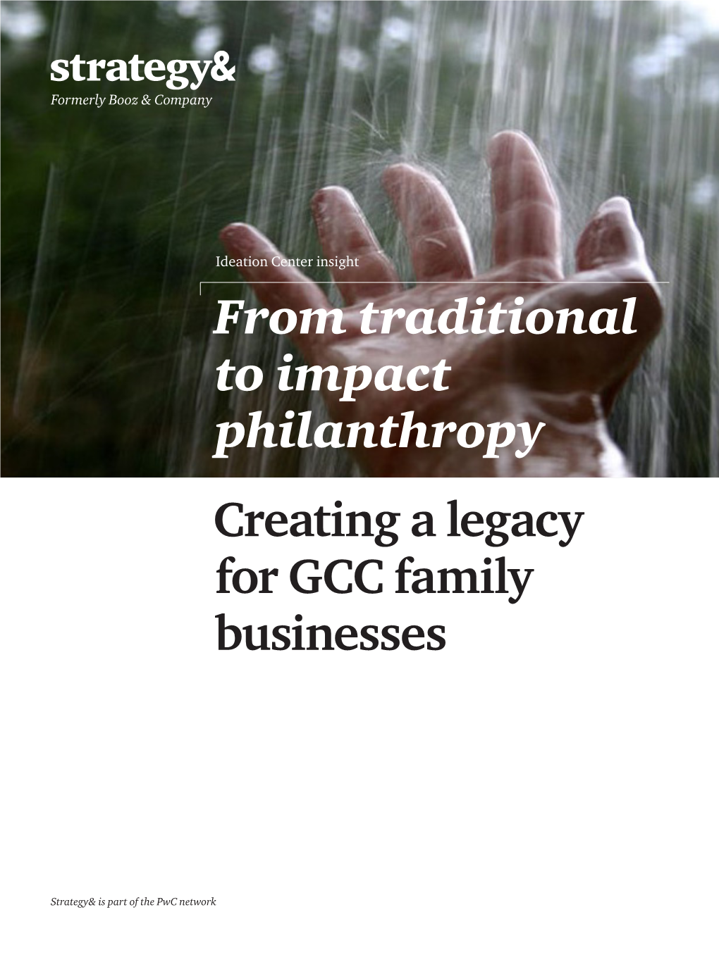 Download from Traditional to Impact Philanthropy