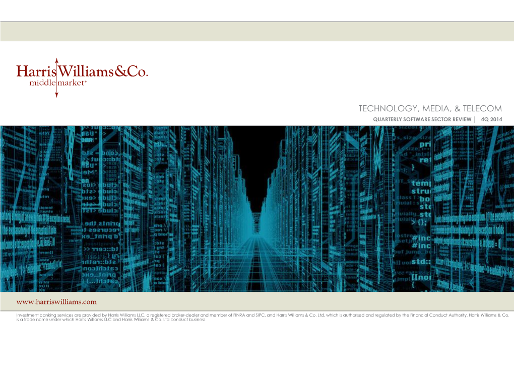 Quarterly Software Sector Review 4Q 2014