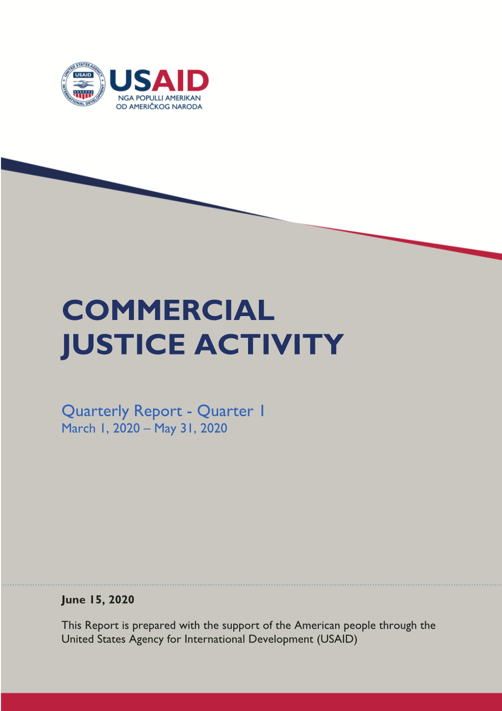 Commercial Justice Activity
