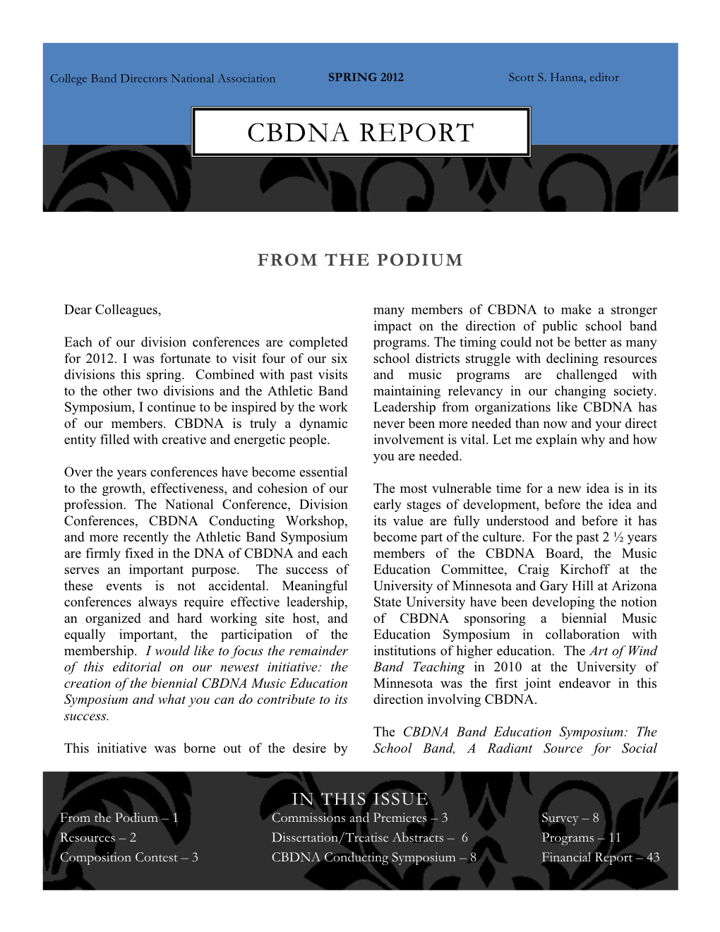 Cbdna Report
