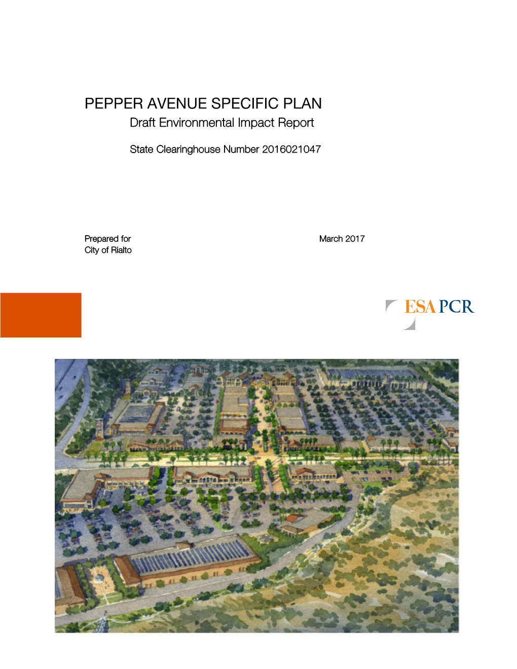 Pepper Avenue Specific Plan Draft (EIR)