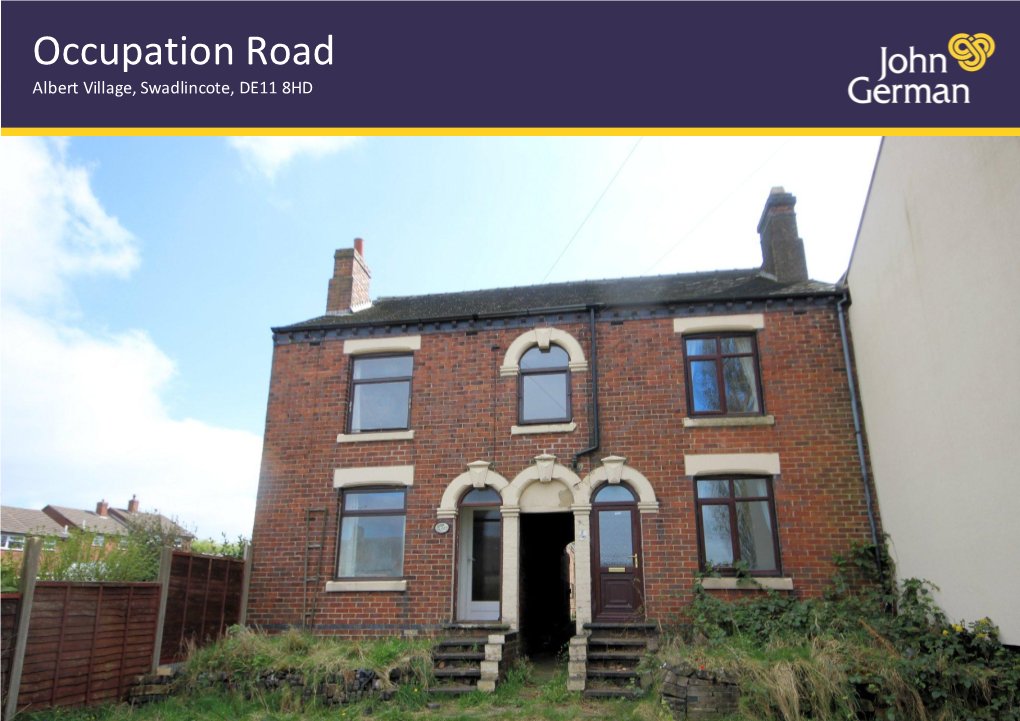 Occupation Road Albert Village, Swadlincote, DE11 8HD