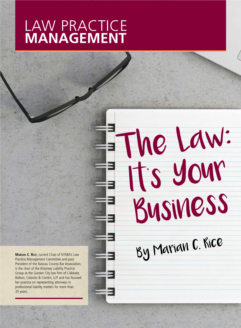 The Law: It's Your Business