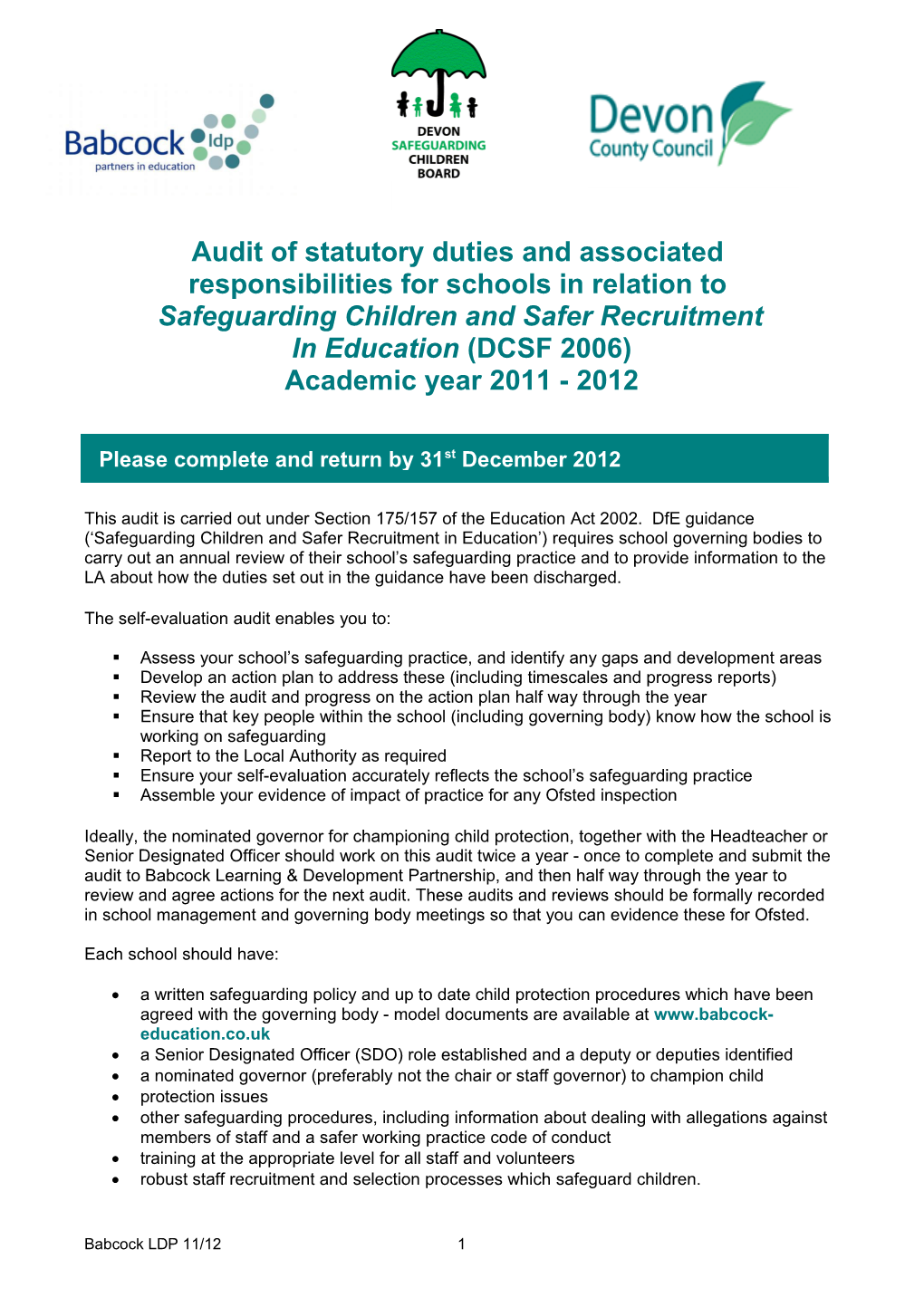 Safeguarding Audit Documents